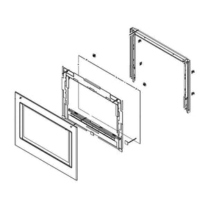 WHIRLPOOL W10774423 GLASS-DOOR (GENUINE OEM PART)