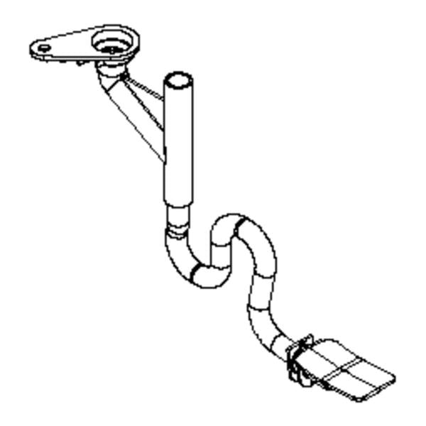 WHIRLPOOL W10776917 REFRIGERATOR DRAIN TUBE EXTENSION (GENUINE OEM PART) - Parts Solution Group