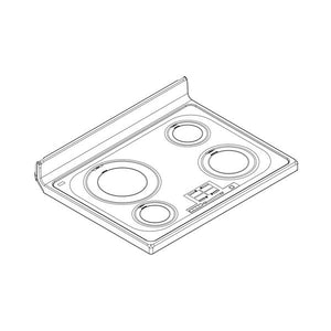 WHIRLPOOL W10777613 RANGE MAIN TOP (STAINLESS) (GENUINE OEM PART)