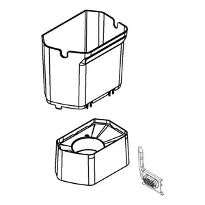 WHIRLPOOL W10784413 REFRIGERATOR ICE CONTAINER ASSEMBLY (GENUINE OEM PART)