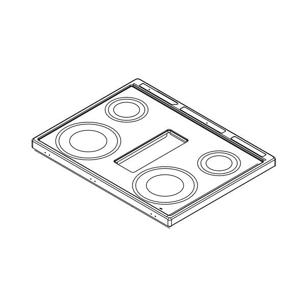 WHIRLPOOL W10813359 RANGE MAIN TOP (GENUINE OEM PART)