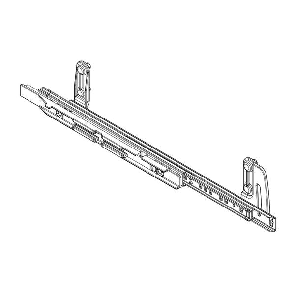 WHIRLPOOL W10822166 DISHWASHER LOWER DISHRACK SLIDE RAIL RIGHT (GENUINE OEM PART) - Parts Solution Group