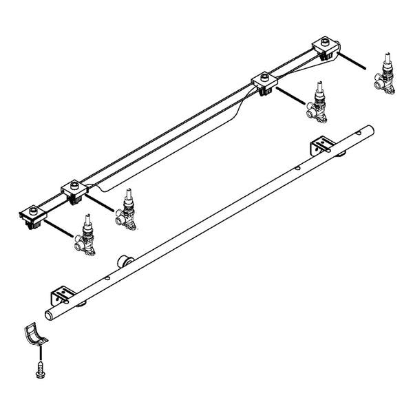 WHIRLPOOL W10826730 MANIFOLD (GENUINE OEM PART) - Parts Solution Group