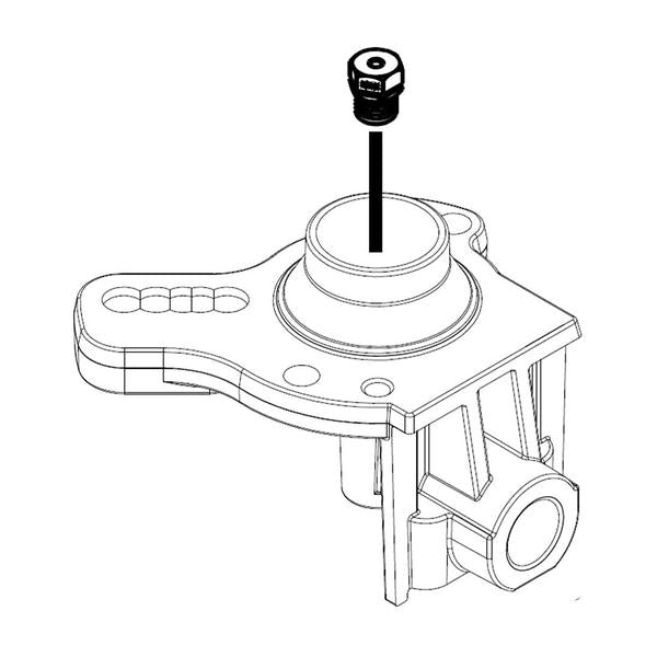 WHIRLPOOL W10826754 COOKTOP BURNER ORIFICE HOLDER 10000-BTU (GENUINE OEM PART) - Parts Solution Group