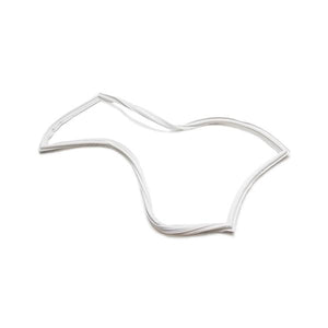 WHIRLPOOL W10830287 REFRIGERATOR DOOR GASKET LEFT (WHITE) (GENUINE OEM PART)