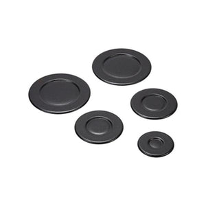 WHIRLPOOL W10832694 COOKTOP BURNER CAP SET (BLACK) (GENUINE OEM PART)