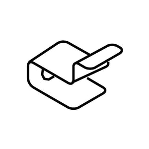 WHIRLPOOL W10839844 REFRIGERATOR TOE GRILLE CLIP (GENUINE OEM PART)