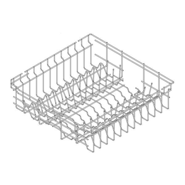 WHIRLPOOL W10847876 DISHWASHER DISHRACK UPPER (GENUINE OEM PART) - Parts Solution Group