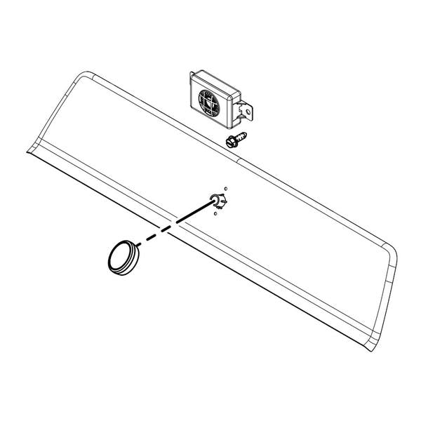 WHIRLPOOL W10849058 WASHER CONTROL PANEL ASSEMBLY (GENUINE OEM PART) - Parts Solution Group