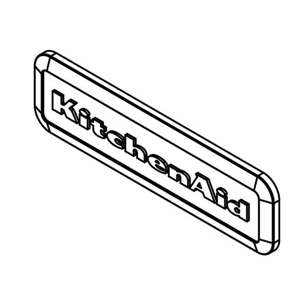 WHIRLPOOL W10852683 COOKTOP NAMEPLATE (GENUINE OEM PART) - Parts Solution Group