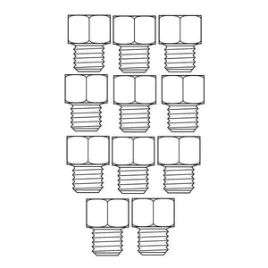 WHIRLPOOL W10853432 COOKTOP LP CONVERSION KIT (GENUINE OEM PART)