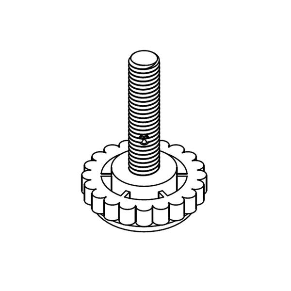 WHIRLPOOL W10854419 REFRIGERATOR LEVELER (GENUINE OEM PART) - Parts Solution Group