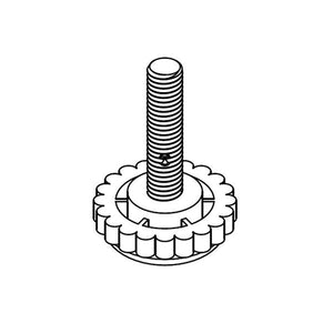 WHIRLPOOL W10854419 REFRIGERATOR LEVELER (GENUINE OEM PART)