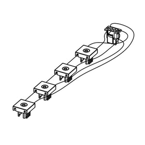WHIRLPOOL W10854963 COOKTOP IGNITER SWITCH AND HARNESS ASSEMBLY (GENUINE OEM PART)