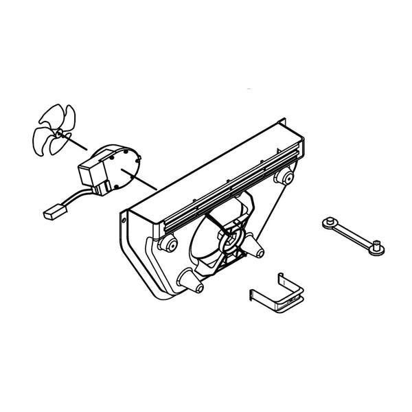 WHIRLPOOL W10856615 REFRIGERATOR FAN SCROLL (GENUINE OEM PART) - Parts Solution Group