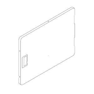 WHIRLPOOL W10861224 DRYER DOOR OUTER PANEL (GENUINE OEM PART)