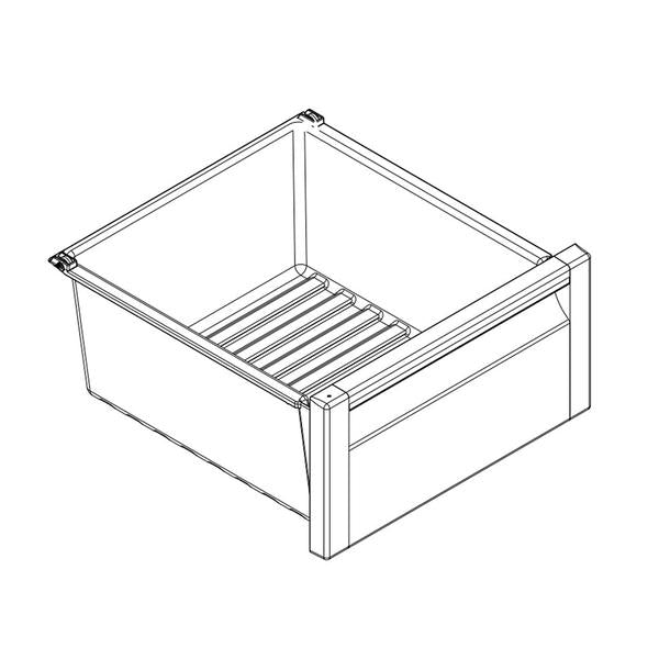WHIRLPOOL W10861754 REFRIGERATOR FREEZER DRAWER (GENUINE OEM PART) - Parts Solution Group