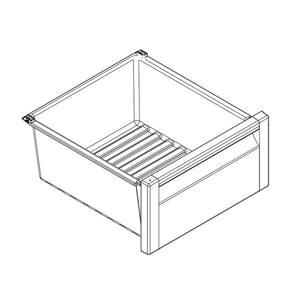 WHIRLPOOL W10861754 REFRIGERATOR FREEZER DRAWER (GENUINE OEM PART)