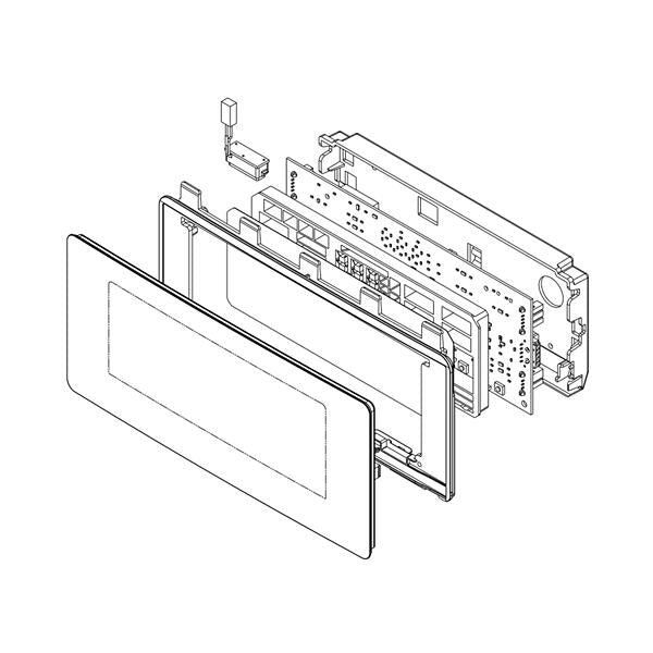 WHIRLPOOL W10864269 REFRIGERATOR DISPENSER USER INTERFACE CONTROL (GENUINE OEM PART)