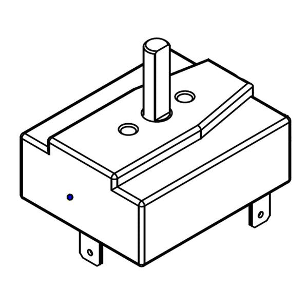 WHIRLPOOL W10866567 COOKTOP DOWNDRAFT VENT FAN CONTROL SWITCH (GENUINE OEM PART) - Parts Solution Group