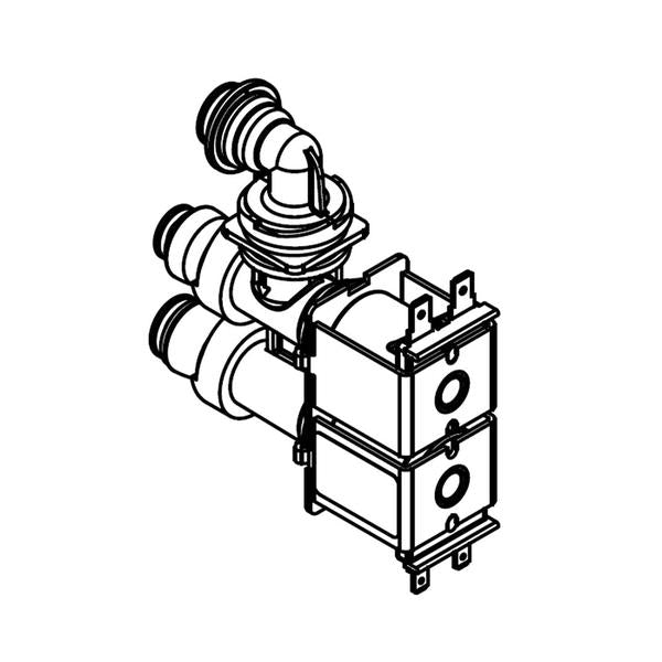WHIRLPOOL W10873098 REFRIGERATOR DUAL WATER INLET VALVE (GENUINE OEM PART) - Parts Solution Group
