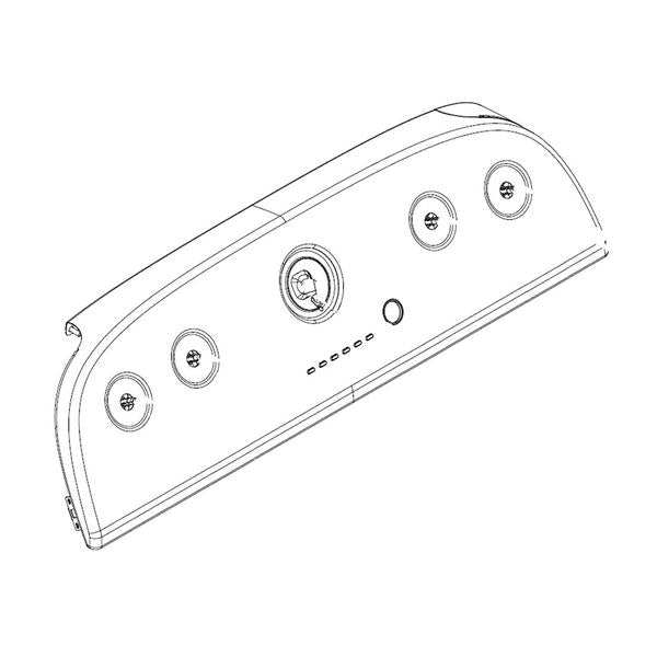 WHIRLPOOL W10877390 PANEL-CNTL (GENUINE OEM PART) - Parts Solution Group