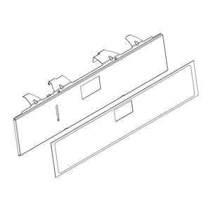 WHIRLPOOL W10877769 RANGE TOUCH CONTROL PANEL ASSEMBLY (STAINLESS) (GENUINE OEM PART)