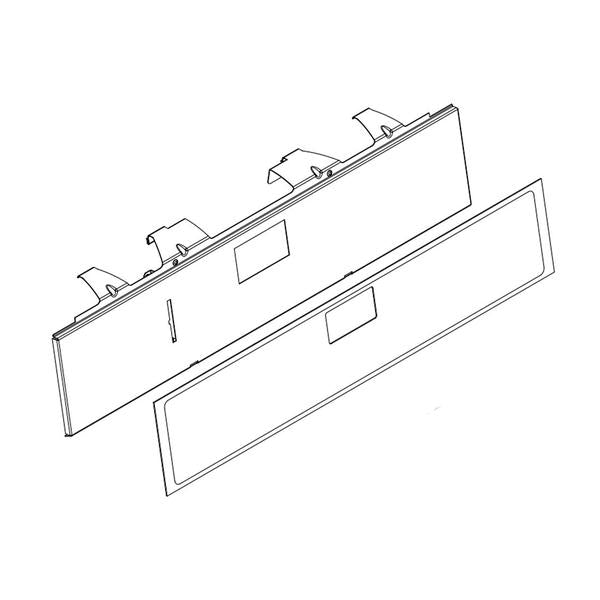 WHIRLPOOL W10879583 RANGE MEMBRANE SWITCH (BLACK) (GENUINE OEM PART) - Parts Solution Group