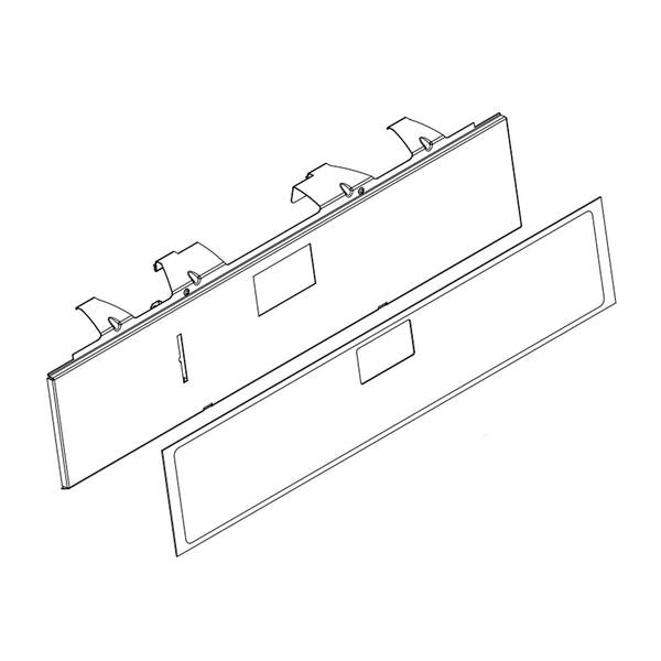 WHIRLPOOL W10879587 RANGE MEMBRANE SWITCH (STAINLESS) (GENUINE OEM PART) - Parts Solution Group