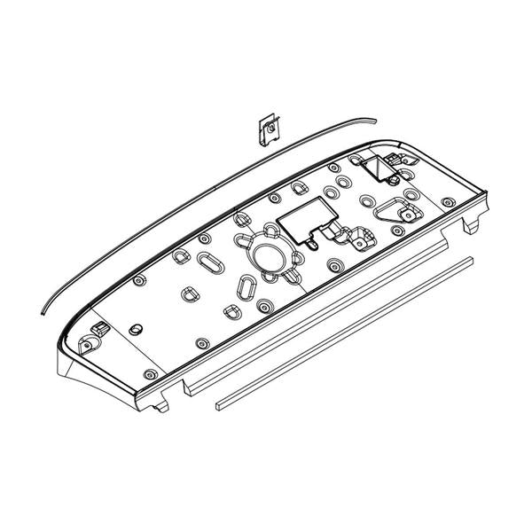 WHIRLPOOL W10885614 WASHER CONTROL PANEL (WHITE) (GENUINE OEM PART) - Parts Solution Group