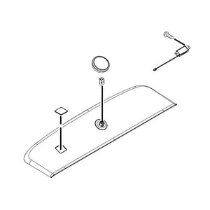 WHIRLPOOL W10885623 WASHER CONTROL PANEL ASSEMBLY (WHITE) (GENUINE OEM PART)