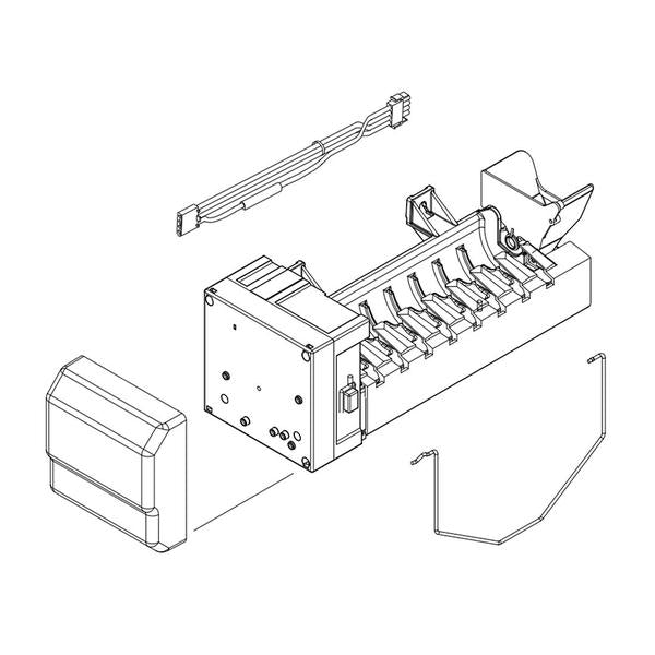 WHIRLPOOL W10886939 REFRIGERATOR FREEZER ICE MAKER (GENUINE OEM PART) - Parts Solution Group