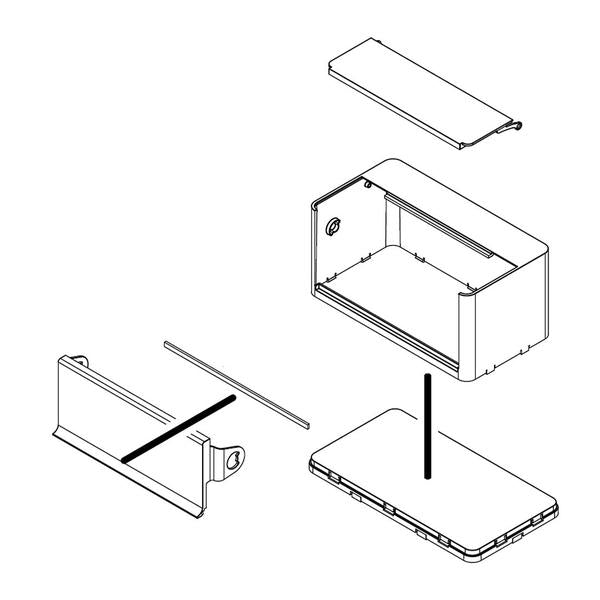 WHIRLPOOL W10887802 REFRIGERATOR DOOR BIN ASSEMBLY (GENUINE OEM PART) - Parts Solution Group