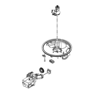 WHIRLPOOL W10888591 DISHWASHER PUMP AND MOTOR ASSEMBLY (GENUINE OEM PART)