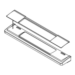 WHIRLPOOL W10893944 RANGE CONTROL PANEL AND OVERLAY (BLACK) (GENUINE OEM PART)
