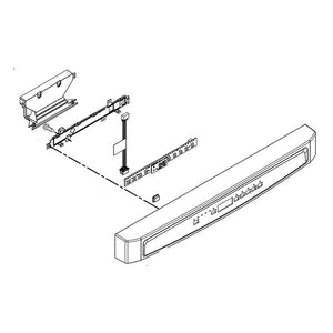 WHIRLPOOL W10898447 DISHWASHER CONTROL PANEL ASSEMBLY (GENUINE OEM PART)