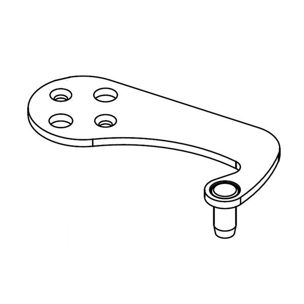 WHIRLPOOL W10901052 FREEZER HINGE TOP (BLACK) (GENUINE OEM PART) - Parts Solution Group