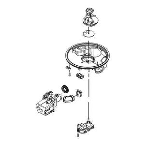 WHIRLPOOL W10902314 DISHWASHER PUMP AND MOTOR ASSEMBLY (GENUINE OEM PART)