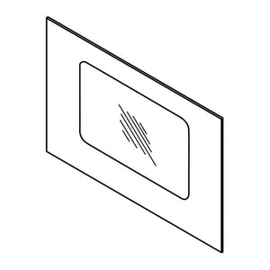 WHIRLPOOL W10904907 GLASS-DOOR (GENUINE OEM PART)