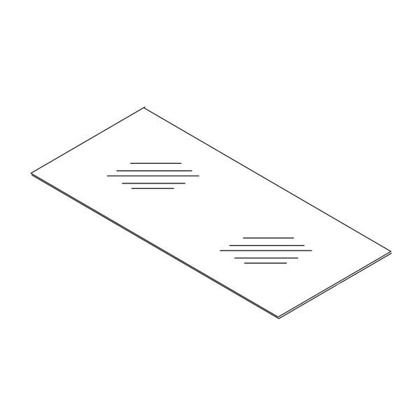 WHIRLPOOL W10906480 REFRIGERATOR GLASS SHELF (GENUINE OEM PART) - Parts Solution Group