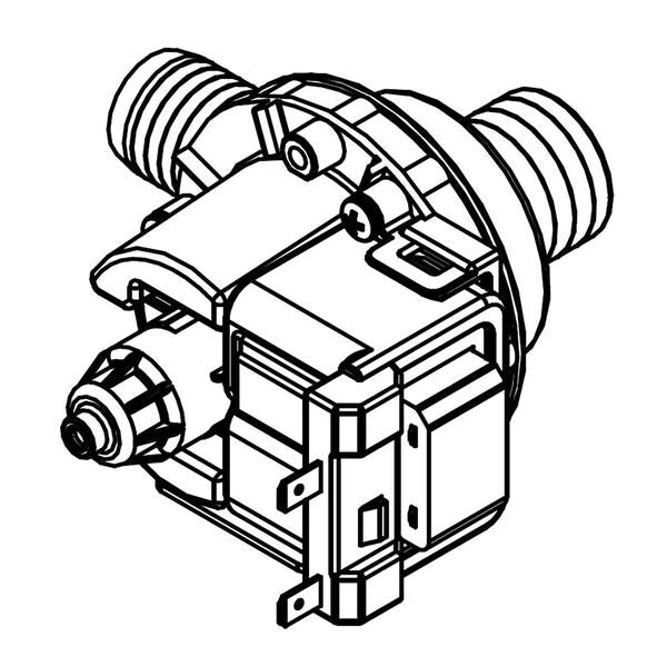 WHIRLPOOL W10906604 WASHER DRAIN PUMP (GENUINE OEM PART) - Parts Solution Group