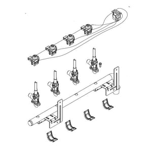 WHIRLPOOL W10907218 MANIFOLD (GENUINE OEM PART)