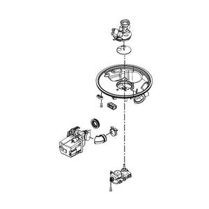 WHIRLPOOL W10907620 DISHWASHER PUMP AND MOTOR ASSEMBLY (GENUINE OEM PART)