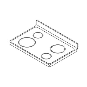 WHIRLPOOL W10908094 RANGE MAIN TOP (WHITE) (GENUINE OEM PART)