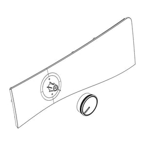 WHIRLPOOL W10911024 WASHER USER INTERFACE (CHROME SHADOW) (GENUINE OEM PART)