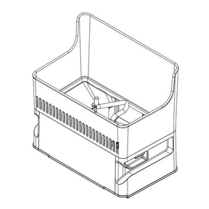 WHIRLPOOL W10911314 REFRIGERATOR ICE CONTAINER ASSEMBLY (GENUINE OEM PART)