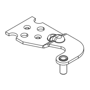 WHIRLPOOL W10922201 FREEZER HINGE TOP (WHITE) (GENUINE OEM PART)
