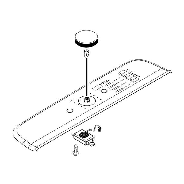 WHIRLPOOL W11025446 WASHER USER INTERFACE ASSEMBLY (GRAY) (GENUINE OEM PART) - Parts Solution Group