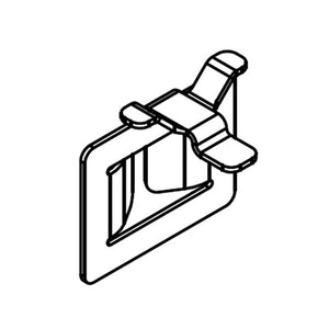 WHIRLPOOL W11025615 BRKT-GLASS (GENUINE OEM PART)