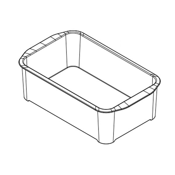 WHIRLPOOL W11026416 REFRIGERATOR DOOR CANTILEVER BIN (GENUINE OEM PART) - Parts Solution Group
